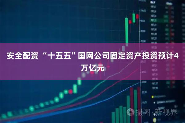 安全配资 “十五五”国网公司固定资产投资预计4万亿元